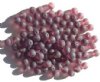 50 6mm Matte Amethyst Round Glass Beads